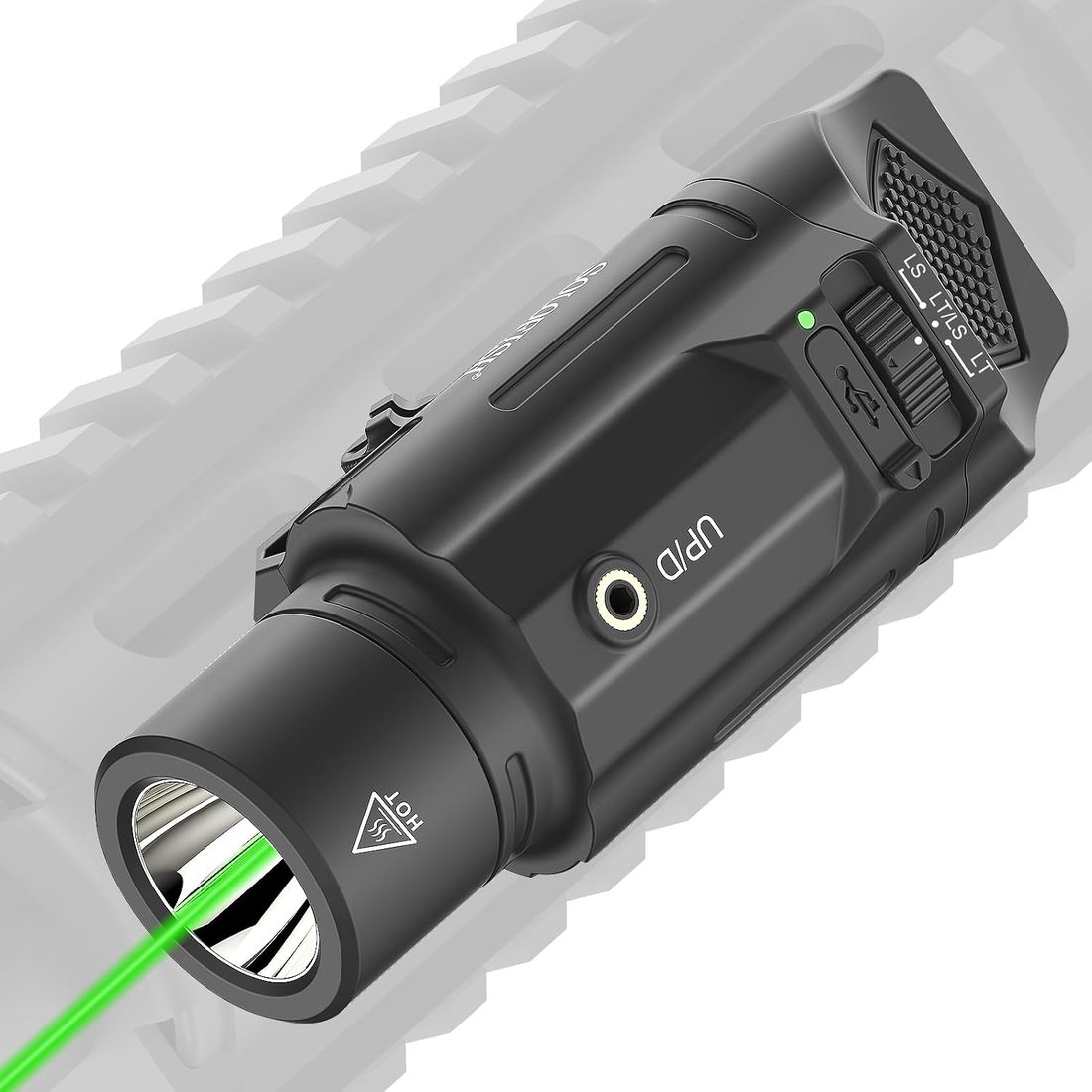 SOLOFISH 1500 Lumen Low-Profile Rifle Flashlight