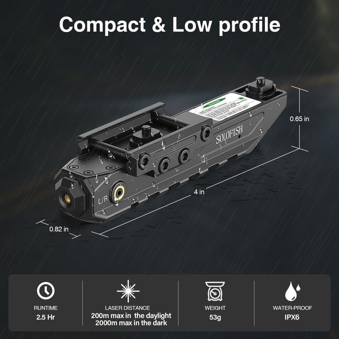 SOLOFISH Green Circle Laser Sight for Rifle & Shotgun photo 2